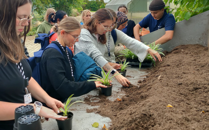 Starterwoche heißt nicht nur anschauen und zuhören, sondern auch mal selbst ausprobieren. (Foto: Stadt Heilbronn)
