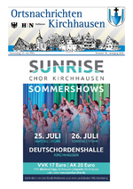 Ortsnachrichten Kirchhausen Nr. 30 vom 23.07.2026