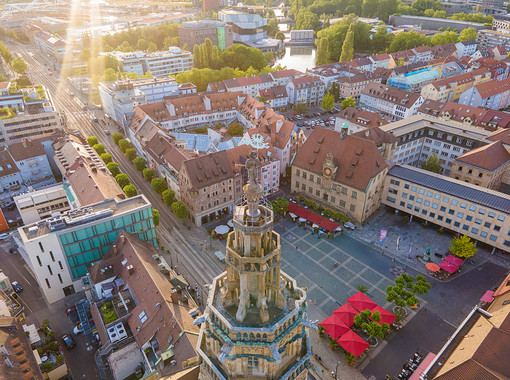 Marktplatz von oben