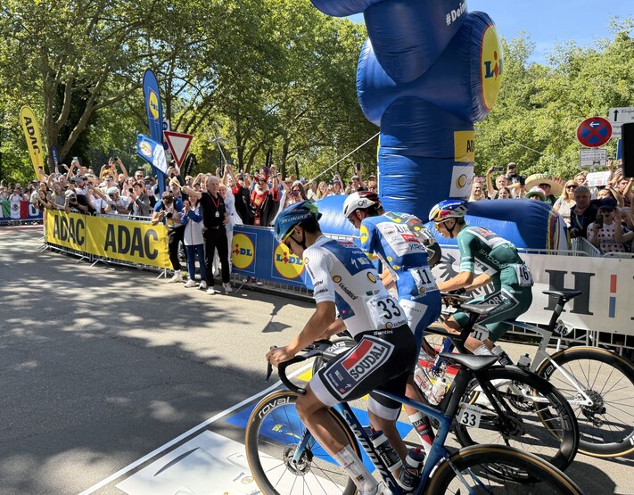 Drei Profis am Start der Lidl Deutschland Tour