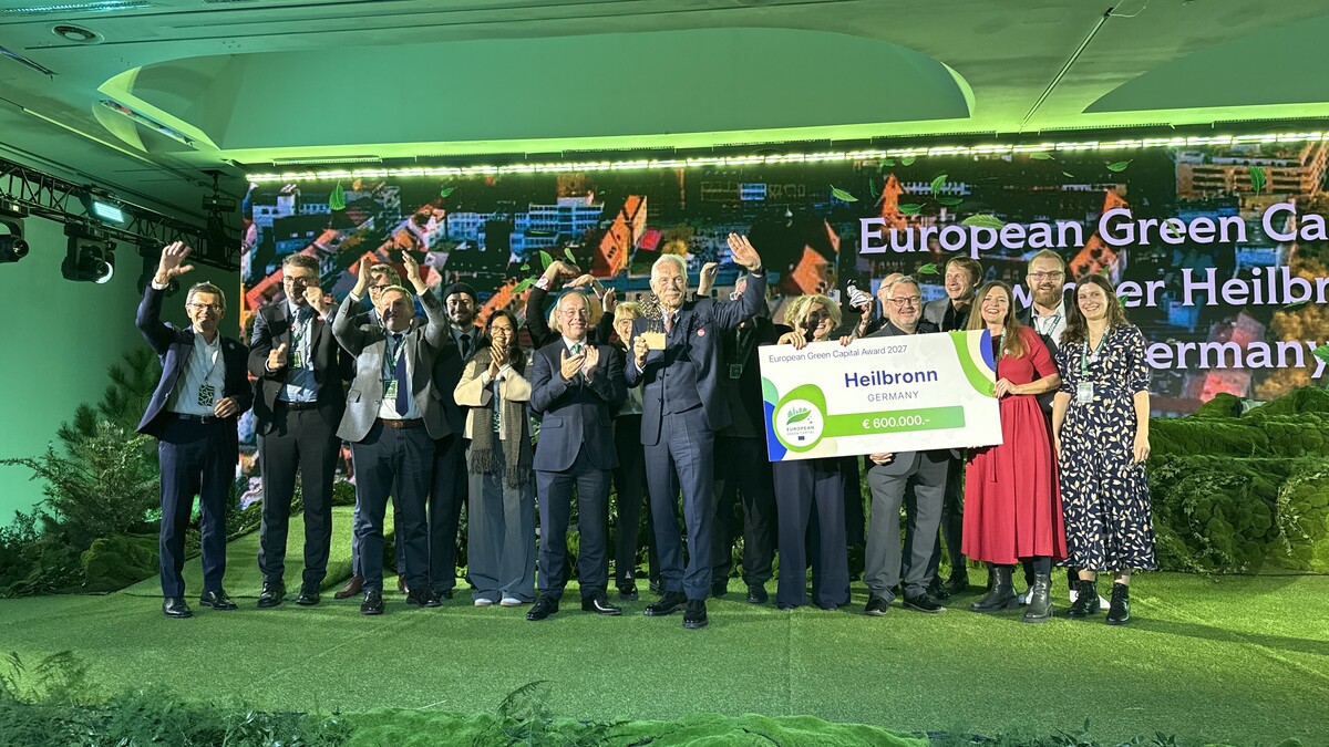 Heilbronn ist European Green Capital 2027. Foto: Stadt Heilbronn