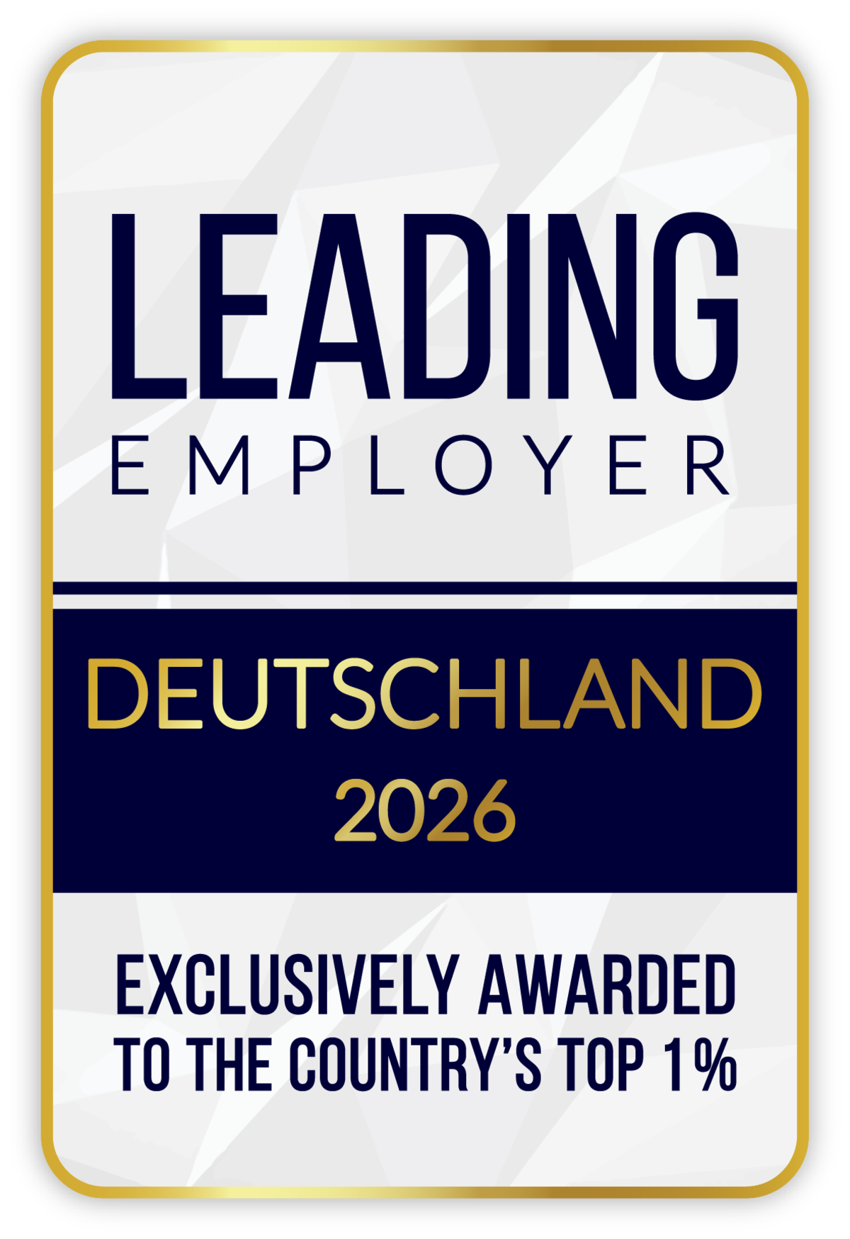 Zertifikat "Leading Employer Deutschland 2026"