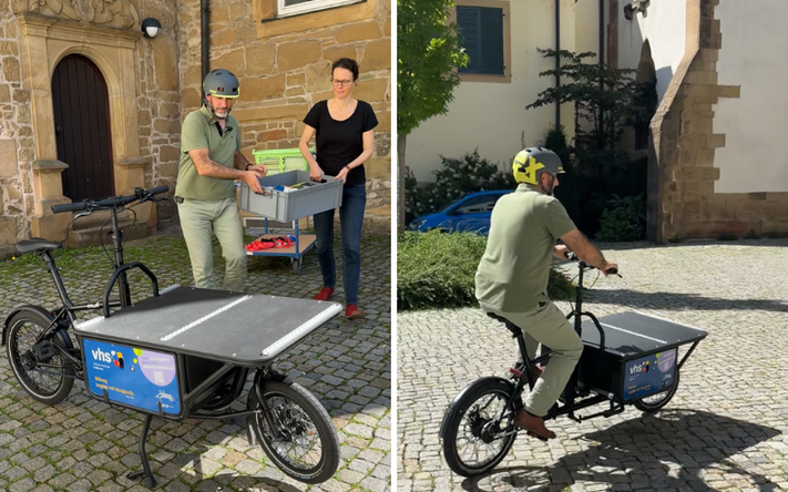 Auch im kleinen Stil gibt es Individualisierungsmöglichkeiten, um Sichtbarkeit in der Stadt zu schaffen und Material zu transportieren. Foto: Stadt Heilbronn