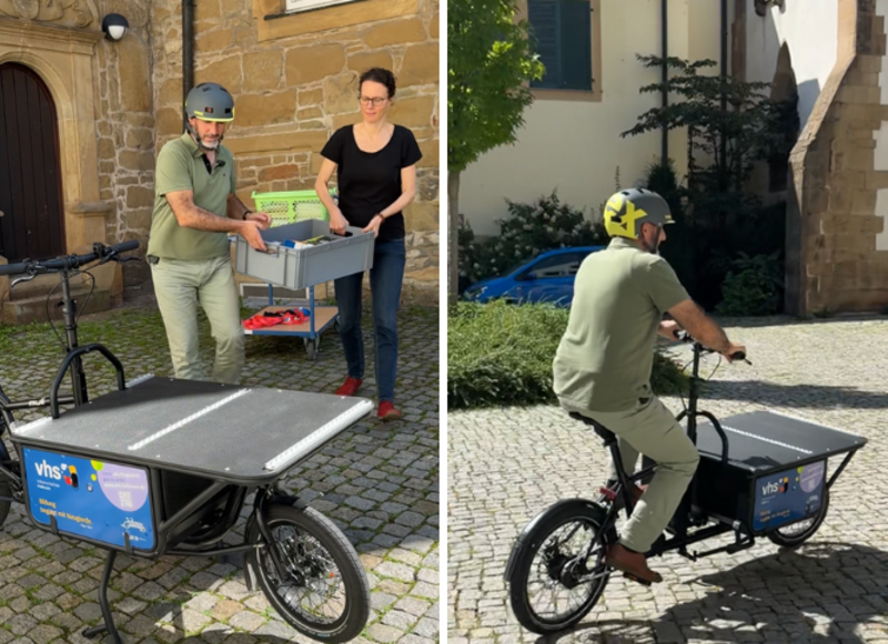 Auch im kleinen Stil gibt es Individualisierungsmöglichkeiten, um Sichtbarkeit in der Stadt zu schaffen und Material zu transportieren. Foto: Stadt Heilbronn