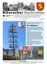 Biberacher Nachrichten Nr. 18 vom 29.04.2026