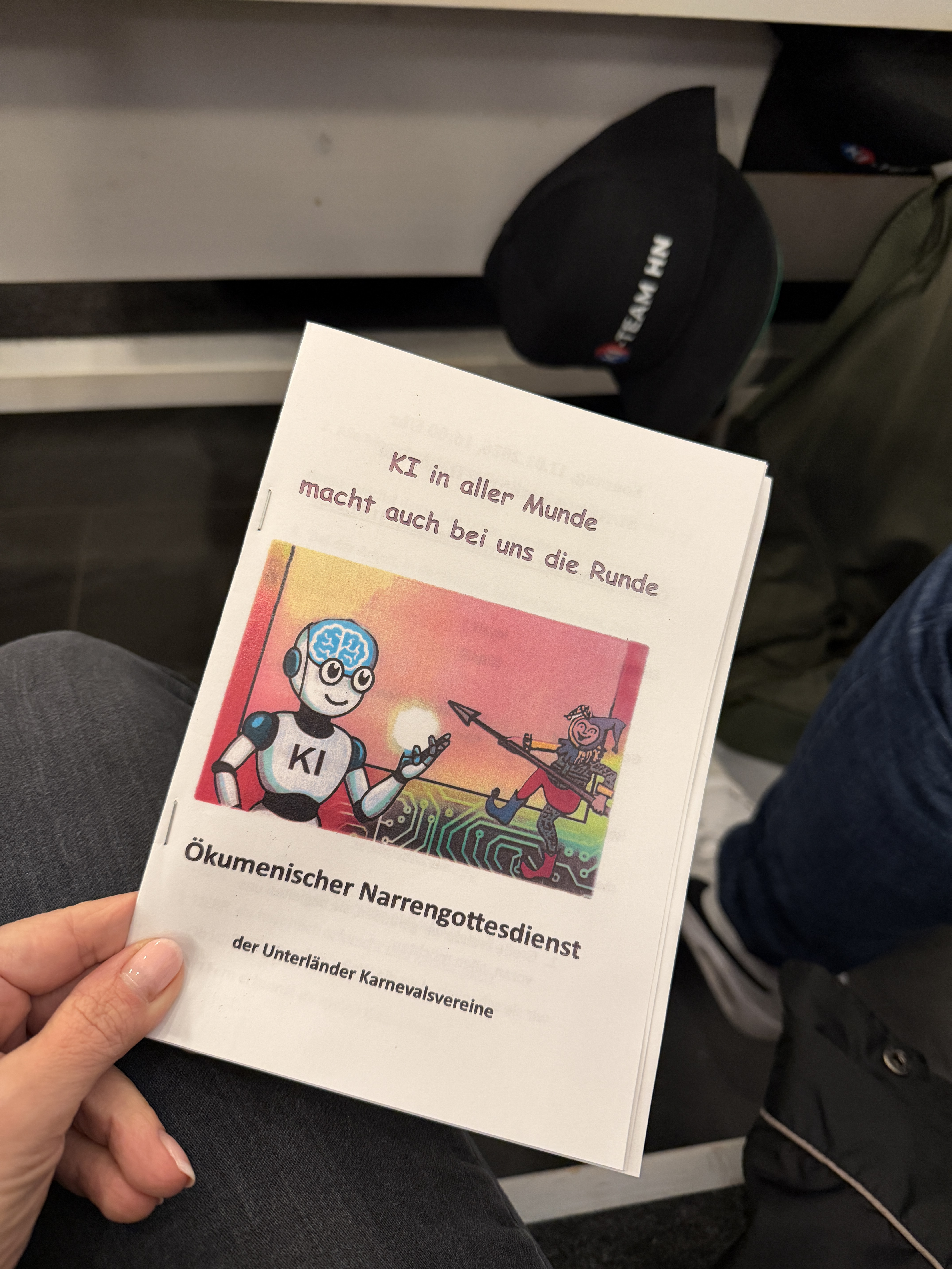 Programm des Ökumenischen Gottesdienst in der St. Augustinus Kirche. (Foto: Stadt Heilbronn)