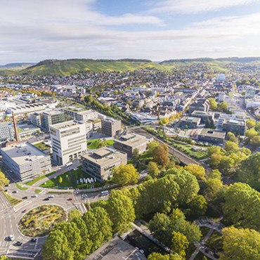 Luftbild vom Bildungscampus Heilbronn