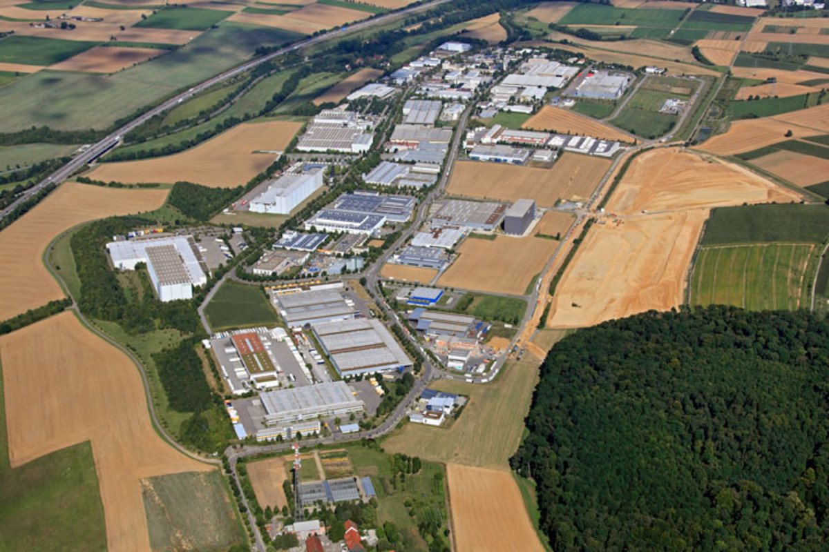 Luftbild von den Böllinger Höfen (Foto: Fotosammlung Stadtarchiv Heilbronn, Fotoflug.de)