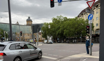 Neue Verkehrsführung von der Bahnhofstraße in die Weststraße