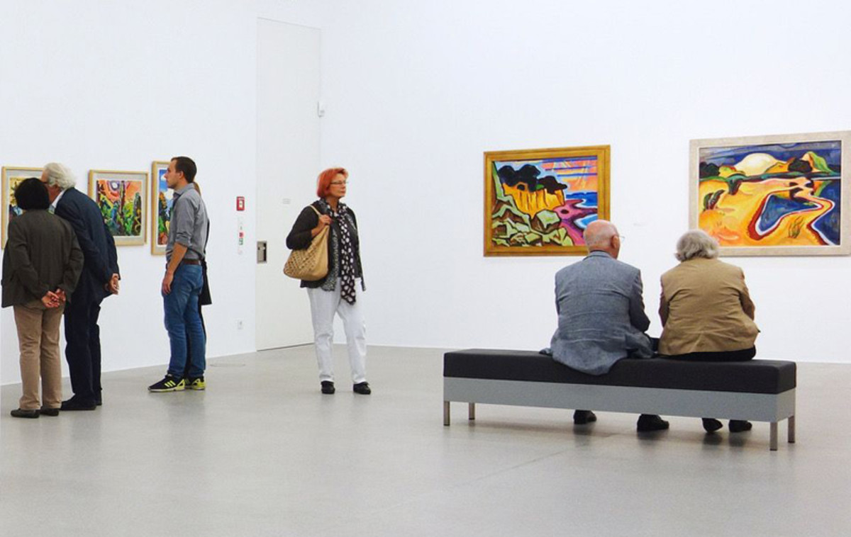 Einblick in die Ausstellungsräume