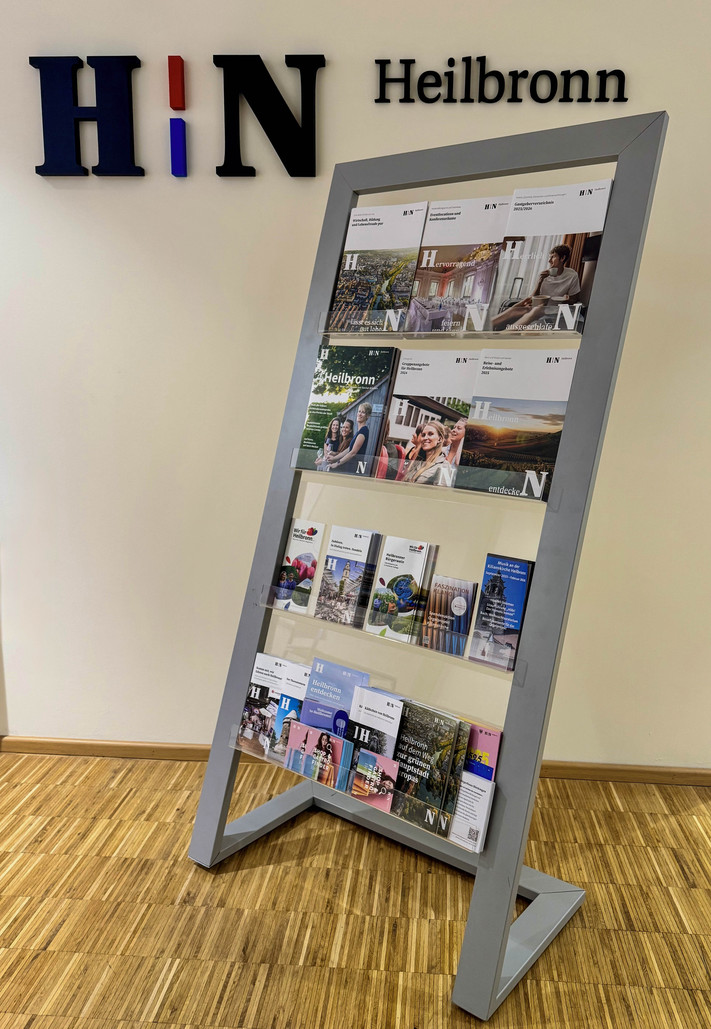 Das Bild zeigt das Logo der Heilbronn Marketing GmbH. 