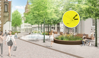 Visualierung der umgestalteten Eichgasse