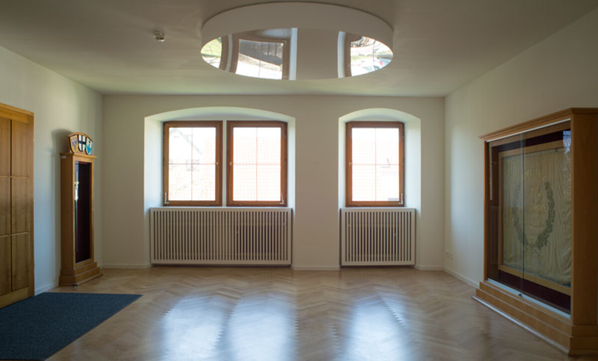Deutschordensschloss Kirchhausen, Innenansicht - Foto: Stadtarchiv Heilbronn / Barbara Kimmerle