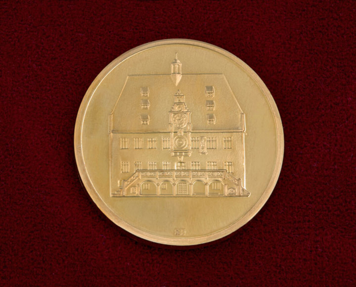Goldene Münze - Rückseite