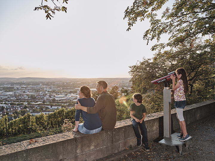 Blick vom Wartberg auf Heilbronn