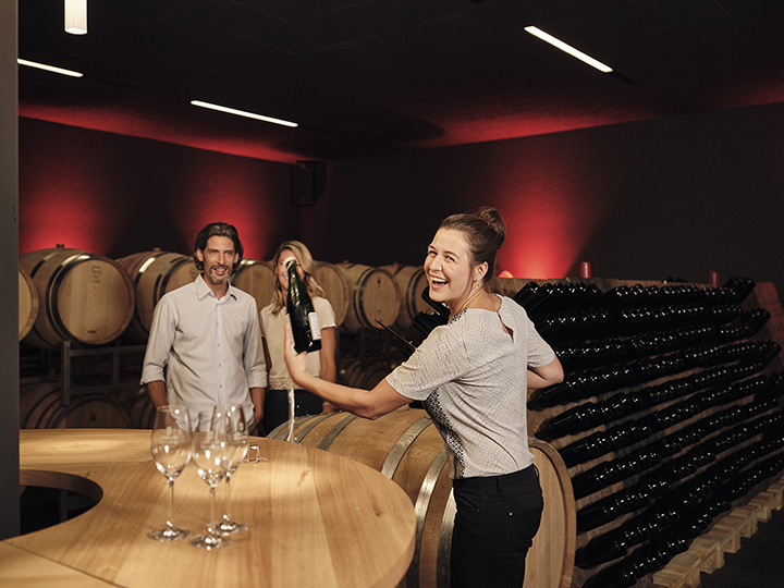 Sektprobe im Weingut Albrecht-Kießling