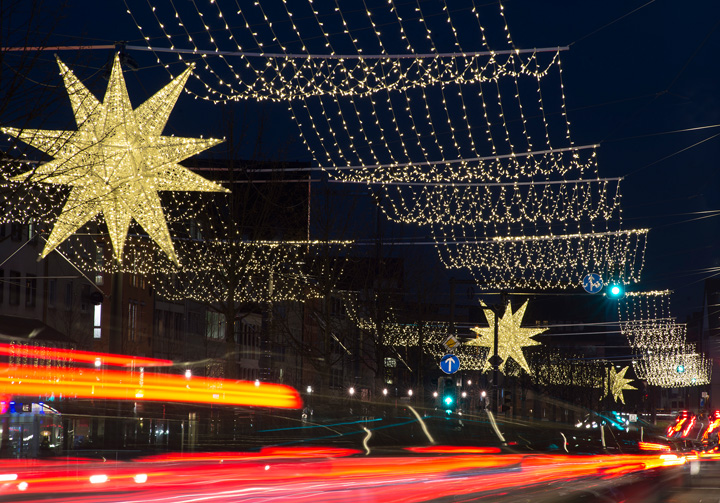 Straßenbeleuchtung Weihnachtsbeleuchtung 2025 Allina Selestina