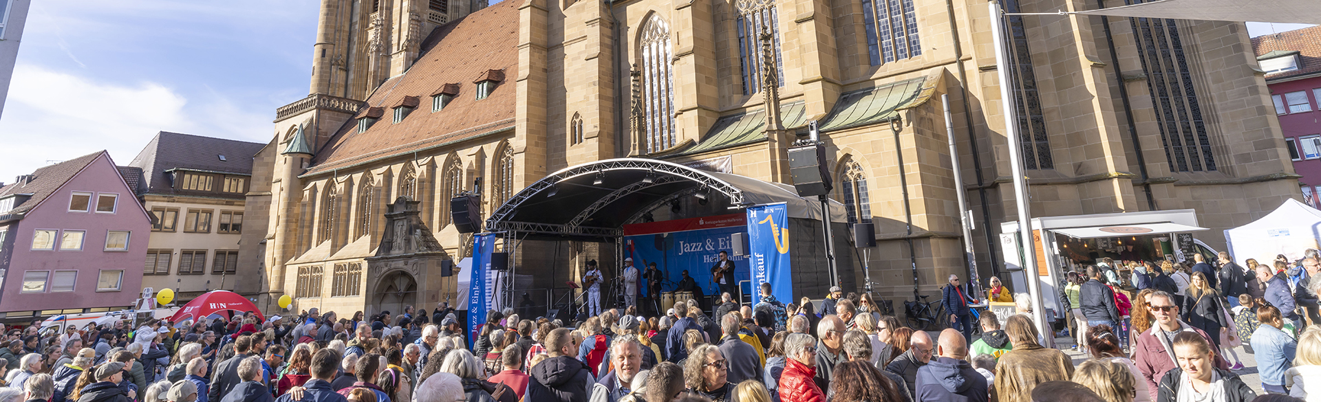 Veranstaltung auf dem Heilbronner Kiliansplatz