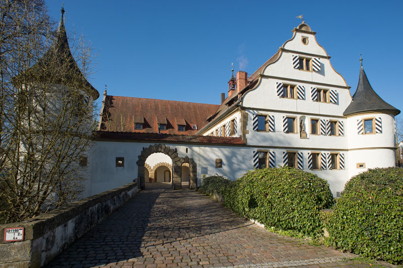 Deutschordensschloss Kirchhausen, Außenansicht - Foto: Stadtarchiv Heilbronn / Barbara Kimmerle