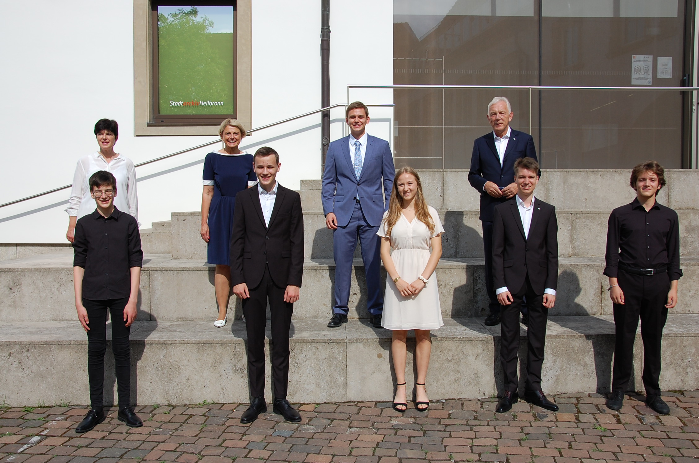 Gruppenfoto von der Otto Rombach-Preisverleihung 2021 Foto: Stadt Heilbronn