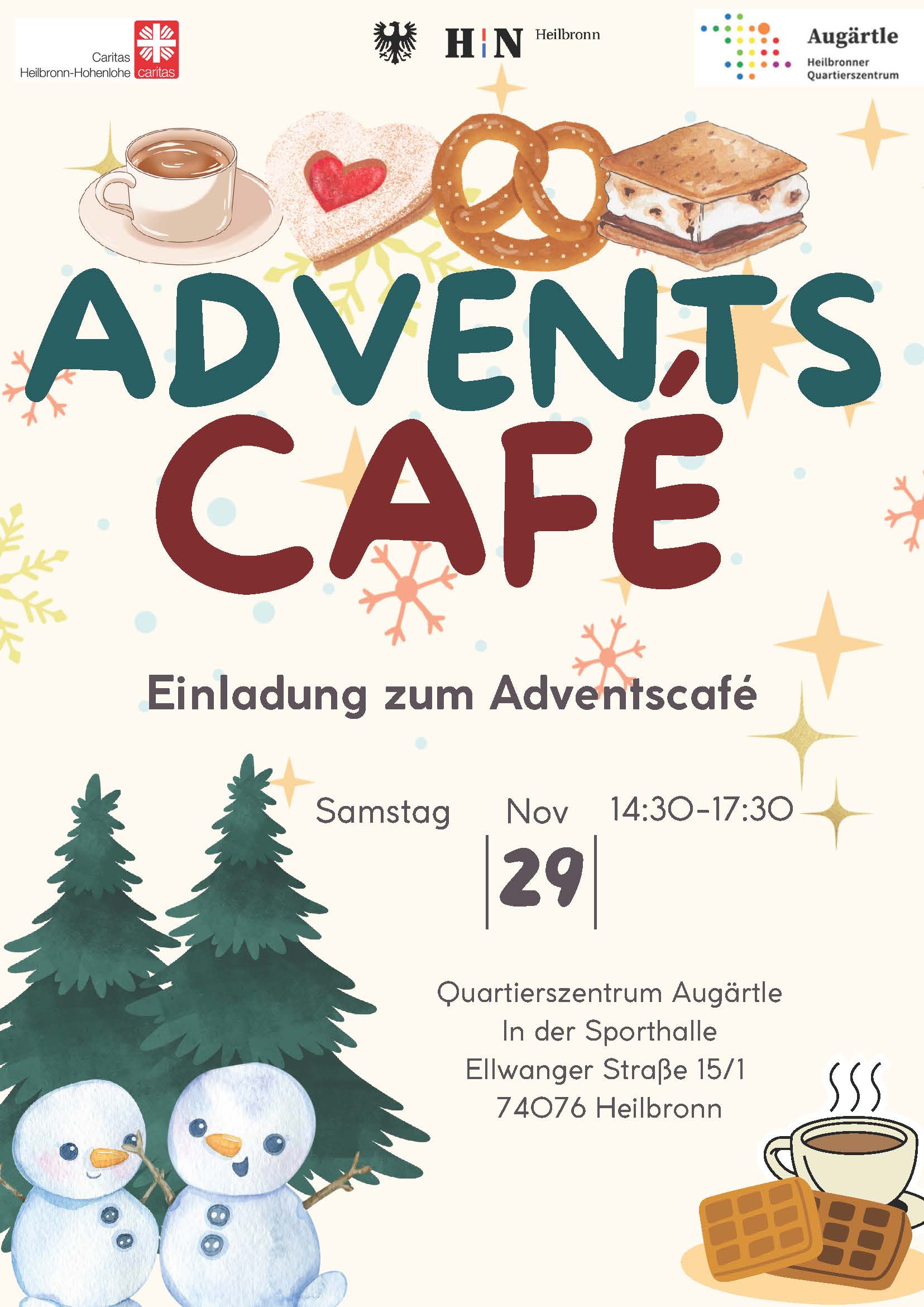 Flyer Adventscafé
