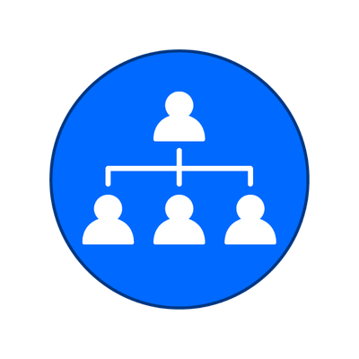 Symbolbild Struktur: Man sieht ein Orgnigram