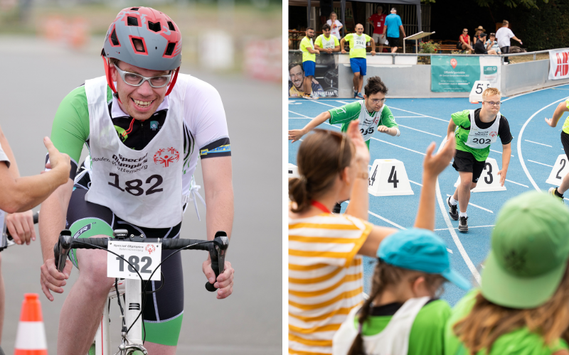 Radfahren findet wie Leichtathletik, Tanzen, Beachvolleyball und Rudern mitten in Heilbronn statt. (Foto: Special Olympics Baden-Württemberg)