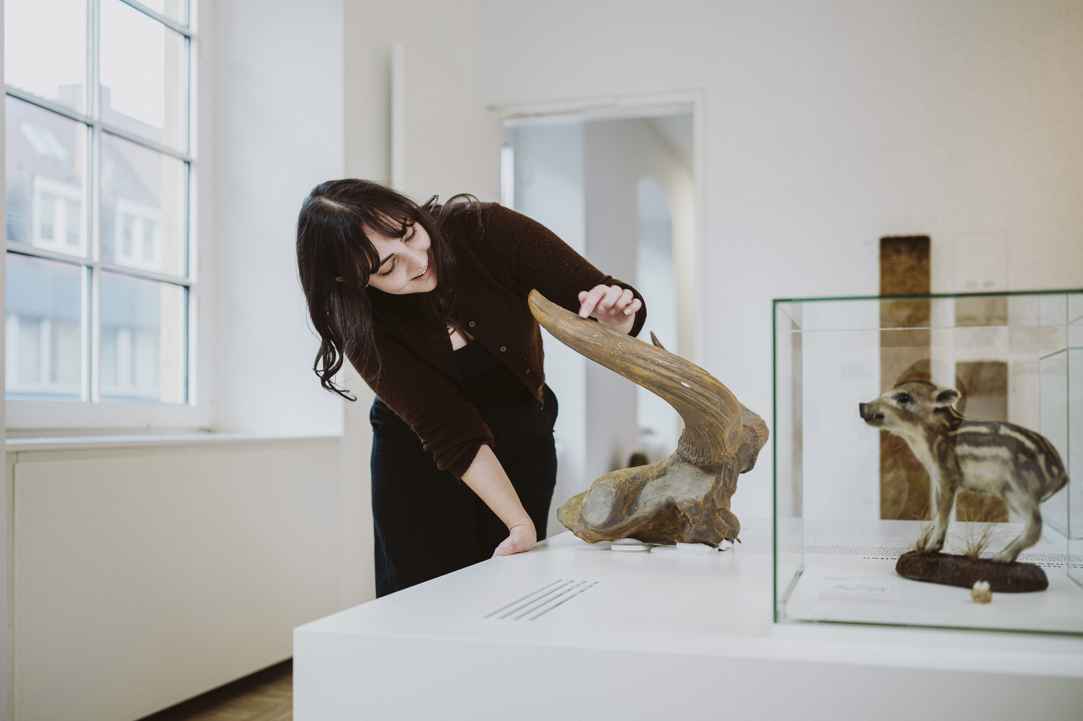 Untypisch Museum: Einige Exponate dürfen angefasst und haptisch erkundet werden (Foto: Nico Kurth)