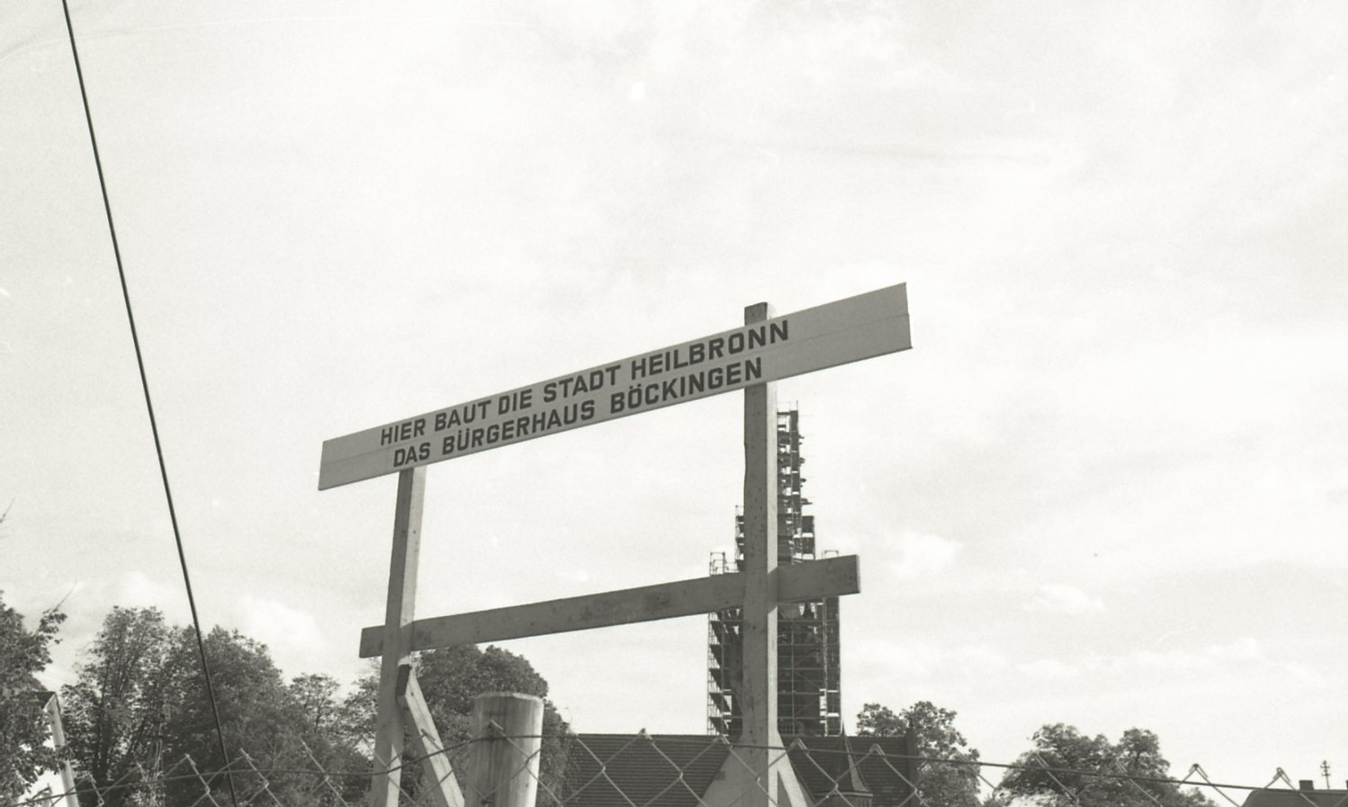 Baustart für das Bürgerhaus Böckingen war 1973. Foto: Stadtarchiv Heilbronn