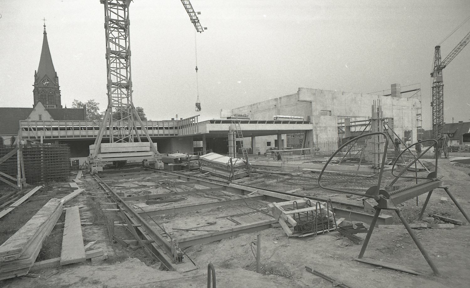 Die Baukosten belaufen sich am Ende auf 7,35 Millionen Mark. Foto: Stadtarchiv Heilbronn