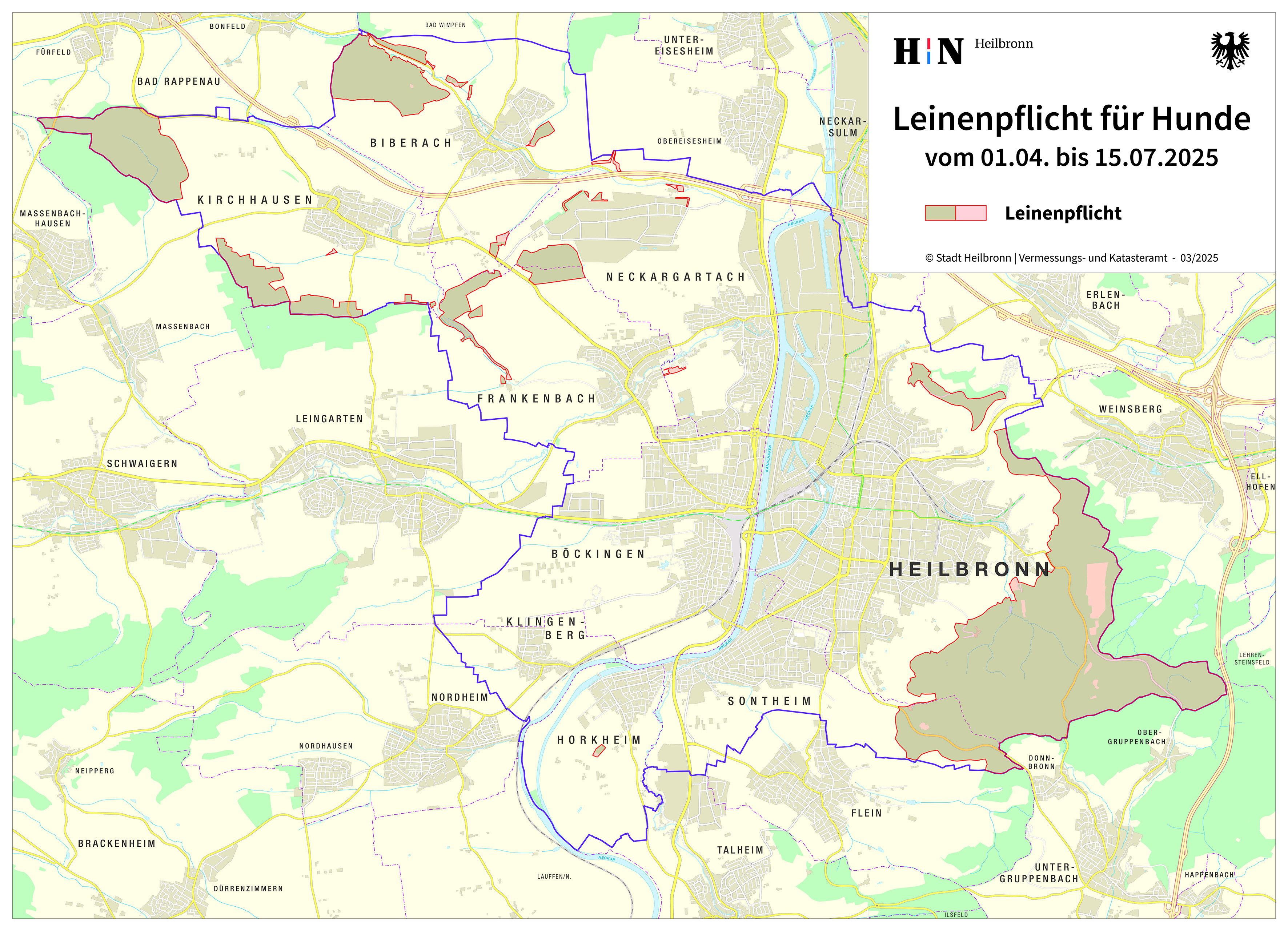 Hier gilt die Leinenpflicht vom 1. April bis 15. Juli