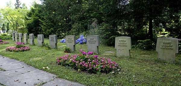 Dachsteingräber auf dem Hauptfriedhof