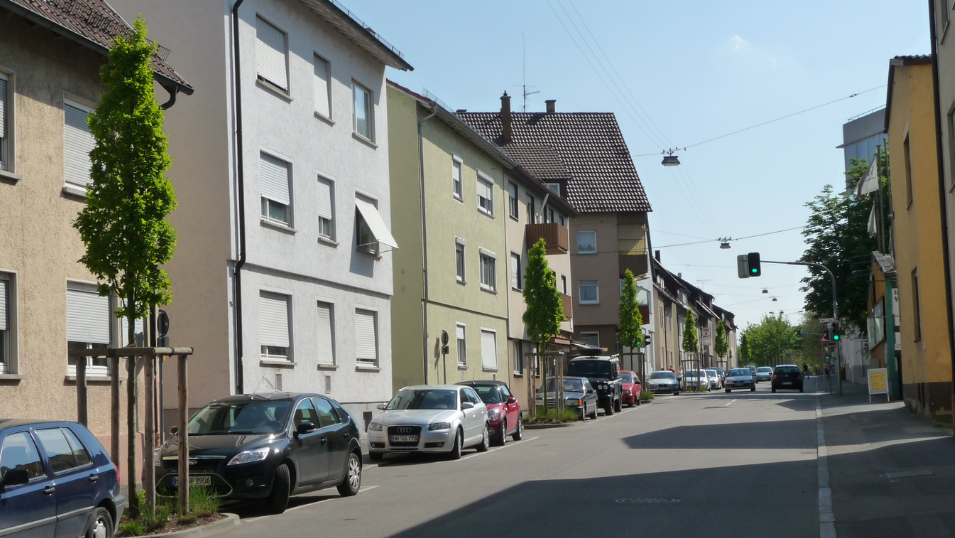 Begrünung der Rosenbergstraße (Foto: Stadt Heilbronn)