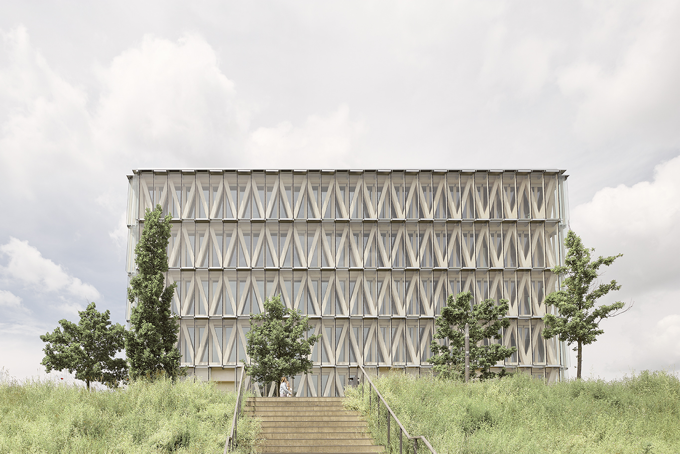 Man sieht ein Foto der Innovationsfabrik Heilbronn. 