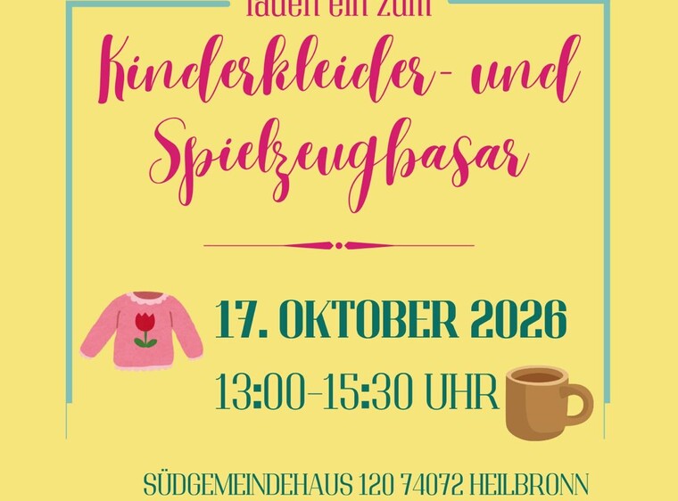 Kinderkleider und Spielzeugbasar