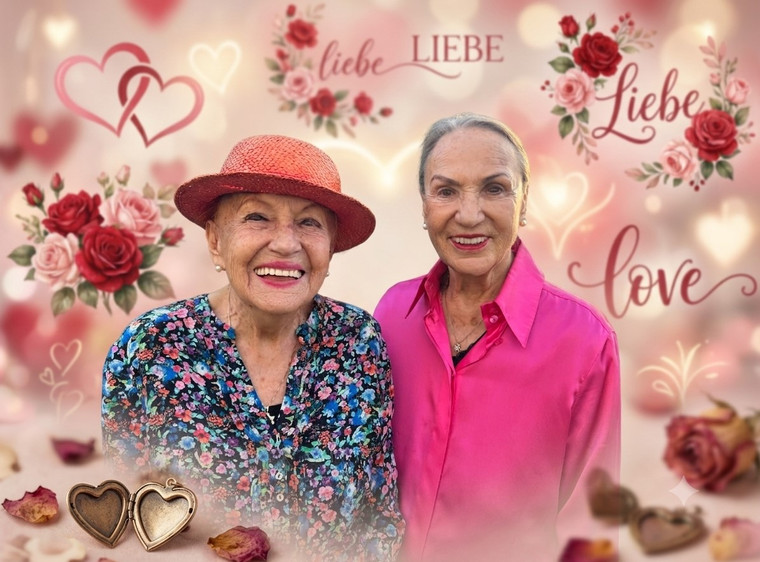Ingrid Richter Wendel, Elisabeth Beker "Zwei alte Schachteln sprechen über die Liebe."
