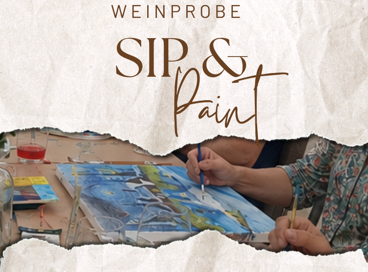 "sip & paint" - Winter Wonderland Edition - Acryl-Malkurs mit Weinprobe