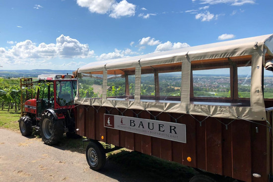 Planwagen Weingut Bauer