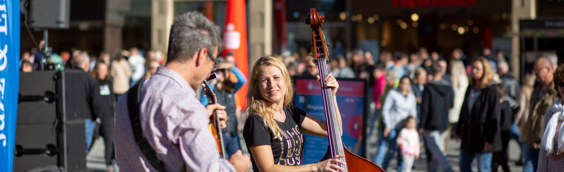 Musiker auf dem Kiliansplatz