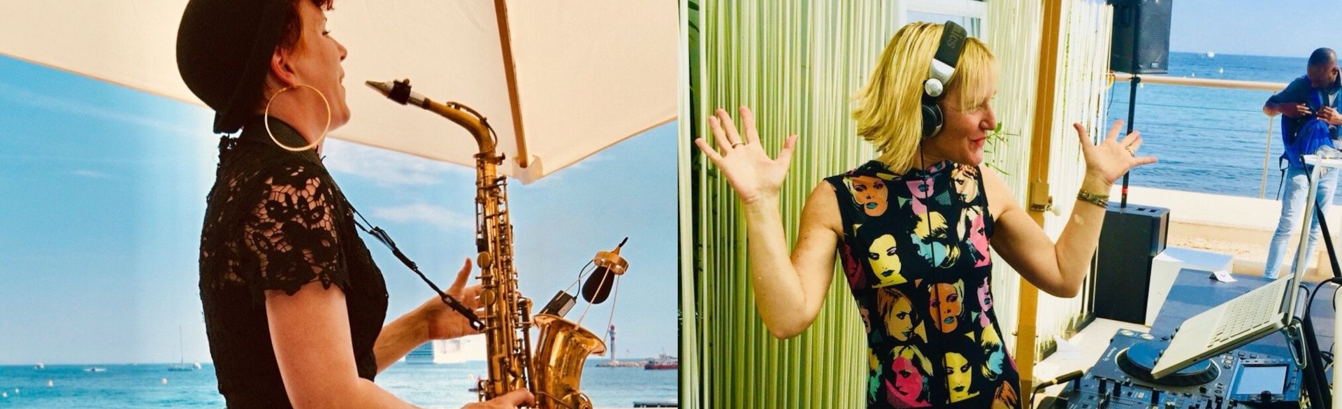 DJ Simoné feat. Saxophonistin Michelle Labonte
