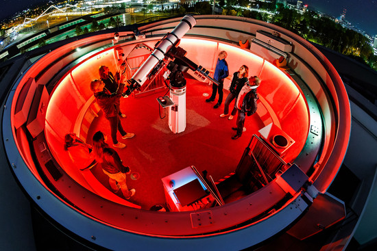 Sternwarte, © Verwendung nur im Rahmen redaktioneller Berichterstattung über die experimenta Heilbronn gestattet. Quelle: experimenta gGmbH