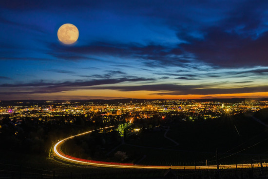 Heilbronn bei Nacht