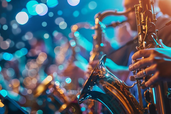 Saxophonspieler, © HHN