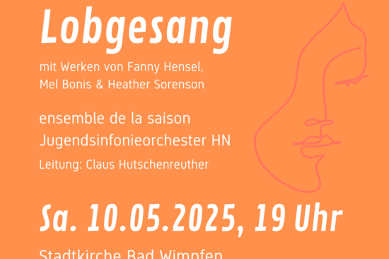 Plakat"Lobgesang", © ensemble de la saisin