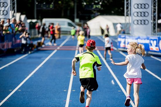 Zieleinlauf beim Mini Trolli