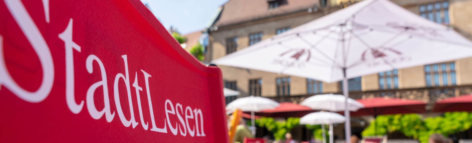 StadtLesen Heilbronn auf dem Marktplatz