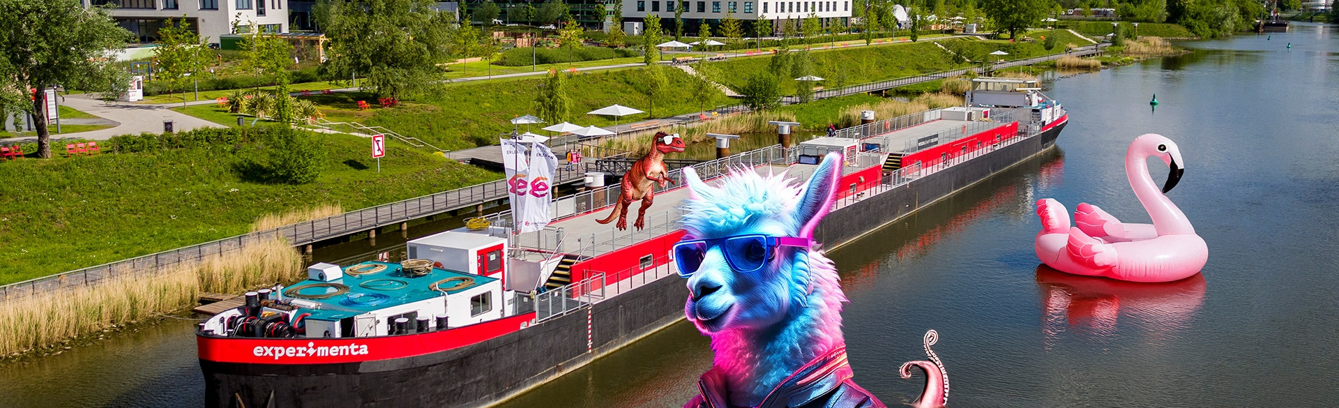 KI Festival auf MS experimenta, © Verwendung nur im Rahmen redaktioneller Berichterstattung über die experimenta Heilbronn gestattet. Quelle: experimenta gGmbH