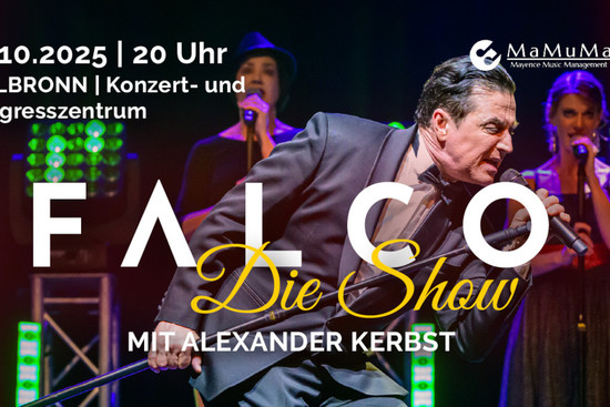 Veranstaltungsbanner zu Falco die Show