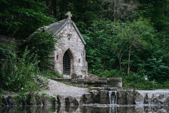 Köpferbrunnen Heilbronn Stadtwald