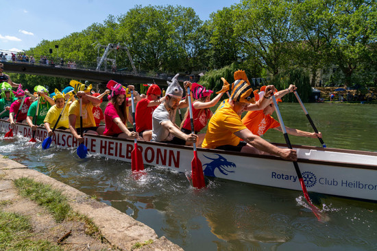 Drachenbootcup beim Heilbronner Lichterfest